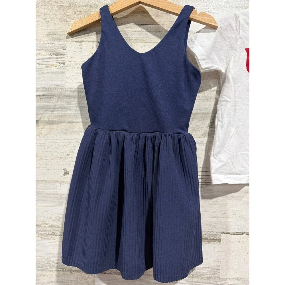 Abby & Evie All In‎ Motion Girls 4 XS Navy Blue White USA Patriotic Bundle EUC